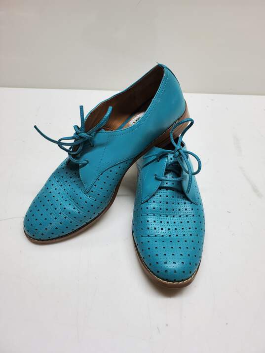 Halogen Turquoise Loafer Shoe's Women's Size 7.5M image number 4