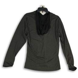 The North Face Womens Gray Thumbhole Long Sleeve Pullover Hooded Sweatshirt Sz L alternative image