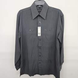 Gray Button Up