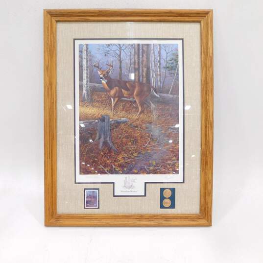 Artist Harry Antis Signed 'Woodland Prince' Deer Limited Edition Print & Stamp image number 1