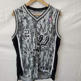 San Antonio Spurs #2 Leonard Basketball NBA Jersey Size Small +2 Length
