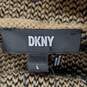 DKNY Women Brown Print Sweatshirt L NWT image number 1