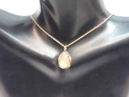 Kendra Scott Designer Icy Gold Tone Kiri Pendant Necklace