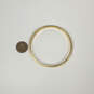 Designer Kate Spade New York Gold-Tone Round Shaped Bangle Bracelet image number 3