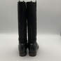 Womens Melissa Scrunch 3477103 Black Pull-On Knee High Boots Sz 5.5M w/ Box image number 4