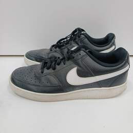 Nike Men's Black Court Vision Low Top Sneakers Size 9
