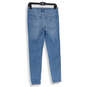 Womens Blue Denim Medium Wash 5-Pocket Design Skinny Leg Jeans Size 28 image number 2