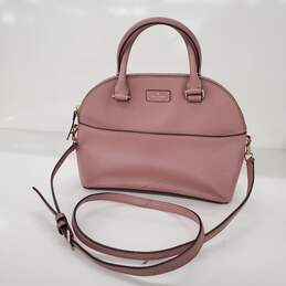 Kate Spade Grove Street Carli Mauve Leather Crossbody Handbag