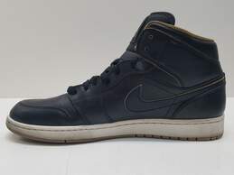 Air Jordan 1 Retro Mid Black/Metallic Gold Shoes Men's Size 13 (Authenticated) alternative image