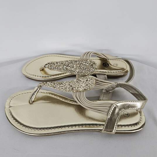 Rekayla Gold Sandals image number 2