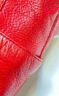 Michael Kors Pebble Leather Bedford Tote Red image number 5