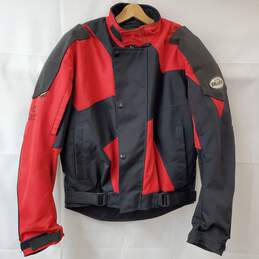 Joe Rocket Ballistic Series Red Black Motorcycle Jacket Men's M