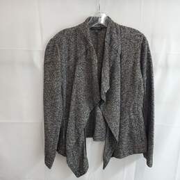 Eileen Fisher Cotton Blend Open Front Cardigan Sweater Size PS