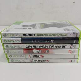 Lot of 6 Microsoft Xbox 360 Games