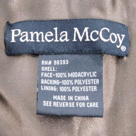 `Pamela McCoy Faux Fur Scarf image number 3