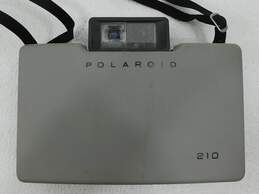 Vintage Polaroid Land Camera Automatic 210 With Strap And Case