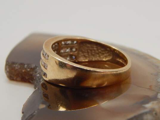 10K Yellow Gold 0.49 CTTW Diamond Ring 3.0g image number 4