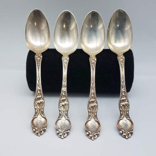 R. Wallace & Son Monogrammed Spoon Bundle 4pcs 64.3g image number 1