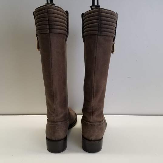 Marc By Marc Jacobs Brown Leather Knee Pull On Riding Boots Size 37.5 B image number 4