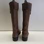 Marc By Marc Jacobs Brown Leather Knee Pull On Riding Boots Size 37.5 B image number 4