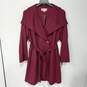 Women's Michael Kors Merlot Woolen Trench Coat 2X NWT image number 1