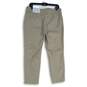 NWT Christopher And Banks Womens Taupe Khaki Shaped Fit Mid-Rise Ankle Pants 12P image number 2