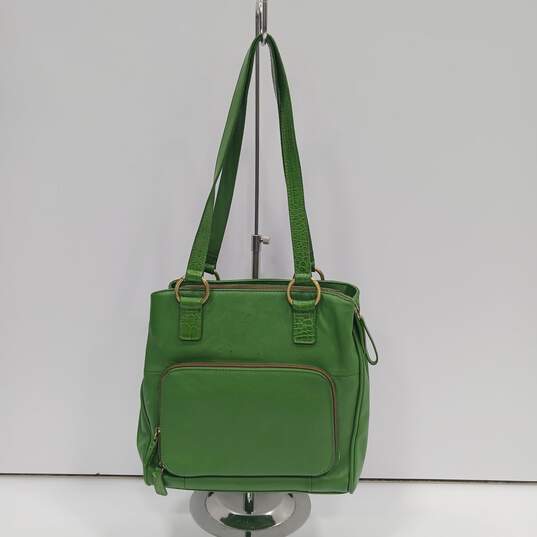 Giani Bernini Green Leather Handbag image number 1