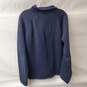 Patagonia Navy Blue 1/4 Zip Fleece Sweatshirt Size M image number 2