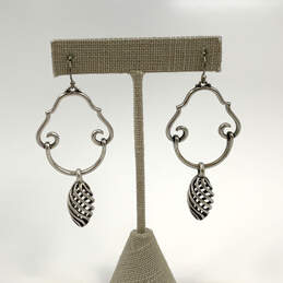 Designer Lucky Brand Silver-Tone Fashionable Dangle Drop Earrings alternative image