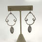 Designer Lucky Brand Silver-Tone Fashionable Dangle Drop Earrings image number 2