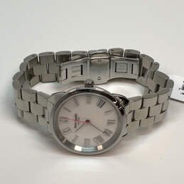 NWT Designer Kate Spade KSW1065 Silver-Tone Round Dial Analog Wristwatch alternative image