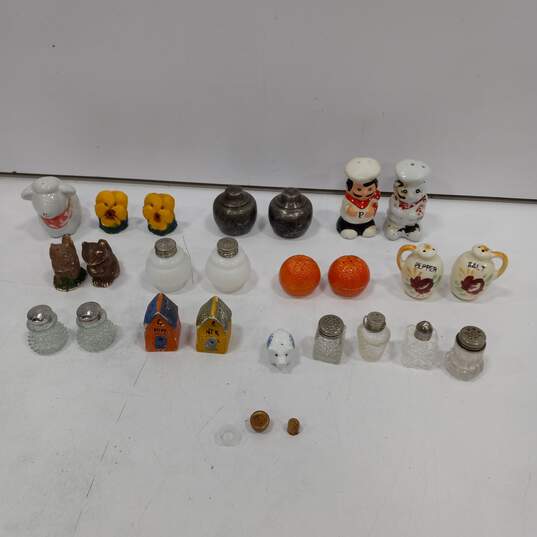 Bundle of Assorted Salt and Pepper Shakers image number 1