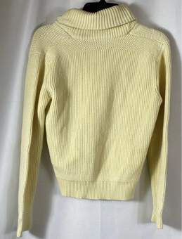 Lauren Ralph Lauren Womens Yellow Knitted Long Sleeve Pullover Sweater Size P/L alternative image