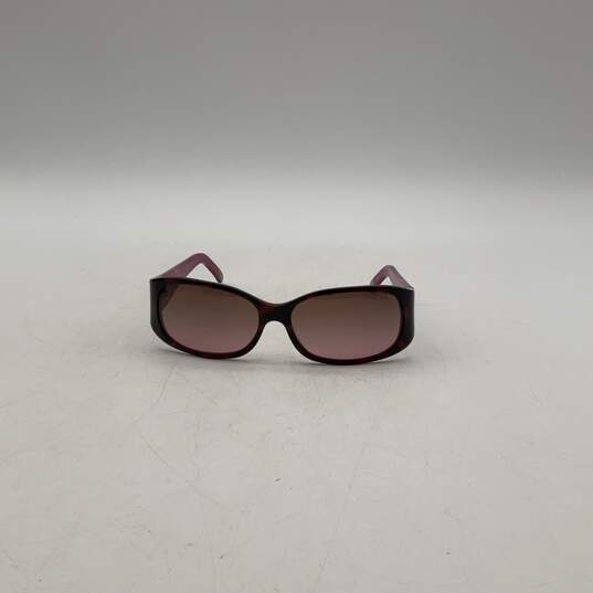 Polo Ralph Lauren Womens Pink Tortoise Full Rim Rectangle Sunglasses w/ Case image number 1