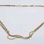 14K Two-Tone S Chain Layered Necklace 8.5g image number 4