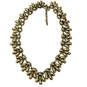 Designer Joan Rivers Gold-Tone Rhinestone Lobster Clasp Statement Necklace image number 3