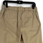 NWT Womens Tan Slash Pocket Elastic Waist Ankle Pants Size Small image number 4