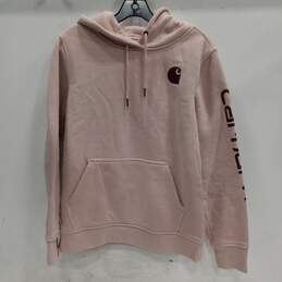 Carhartt Pale Pink Pullover Hoodie Women's Size M