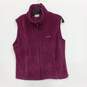 Columbia Men's Purple Full Zip Fleece Vest Size XL image number 1