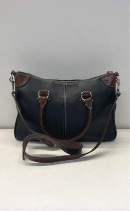 Dooney & Bourke Black pebbled Leather Shoulder Satchel Bag alternative image