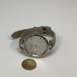Designer Kate Spade Silver-Tone Adjustable Leather Band Analog Wristwatch alternative image