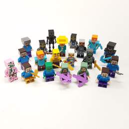 Mixed Lego Minecraft Minifigures Bundle (Set Of 20)
