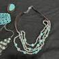 5 pc Turquoise Tone Costume Jewelry Collection image number 4