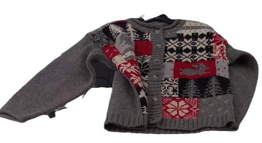Eddie Bauer Mens Brown Designer Long Sleeve Round Neck Cardigan Sweater Size M image number 3