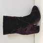 Kendall & Kylie Velvet Purple Boots Women's Size 6.5 image number 1