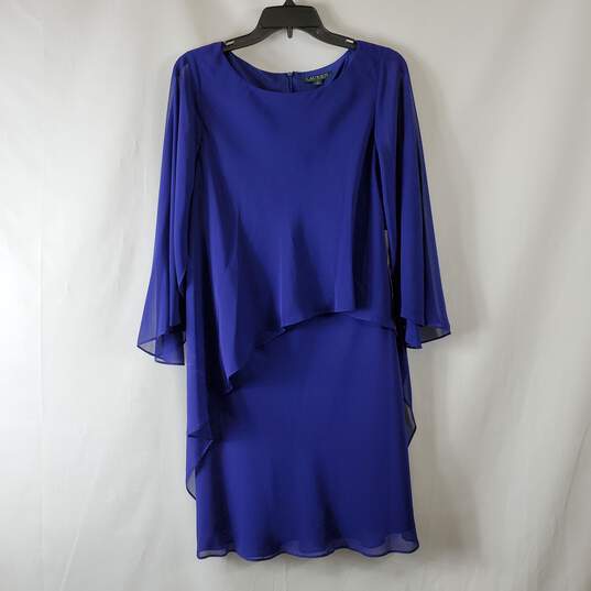 Lauren Ralph Lauren Women's Blue Dress SZ 6 NWT image number 1