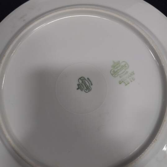 Set of 6 Bareuther Bavaria Maple Leaf Dinner Plates image number 3