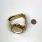 Designer Michael Kors MK-5347 Gold-Tone Glitz Quartz Wristwatch With Box image number 2