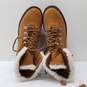 Calvin Klein Kristel Brown Suede Lug Sole Boots Women's Size 7.5 image number 5