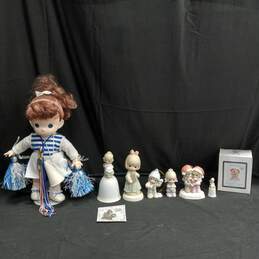 Bundle of 7 Assorted Precious Moments Figurines w/Accessories